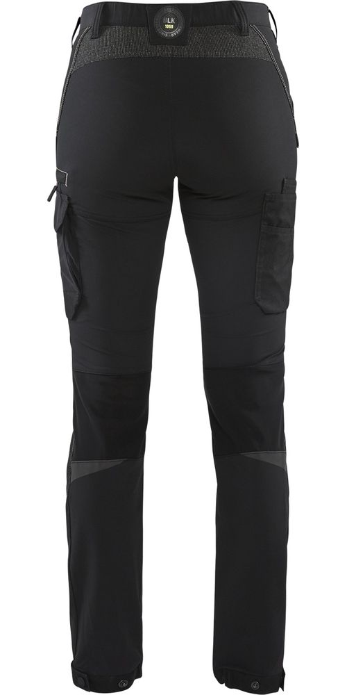 BlklderDamenArbeitshoseService4-Wege-Stretch71221645SchwarzDunkelgrau-C32