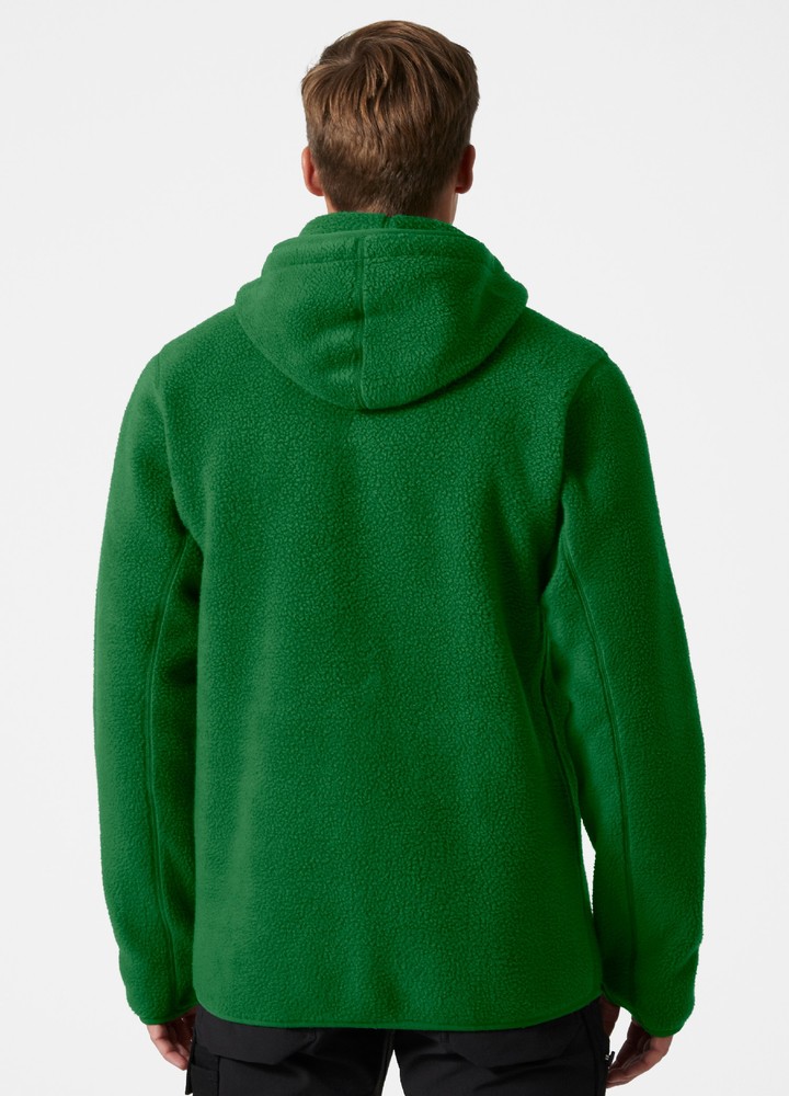 HellyHansenHoodieHeritagePileHoodieGreen-XS